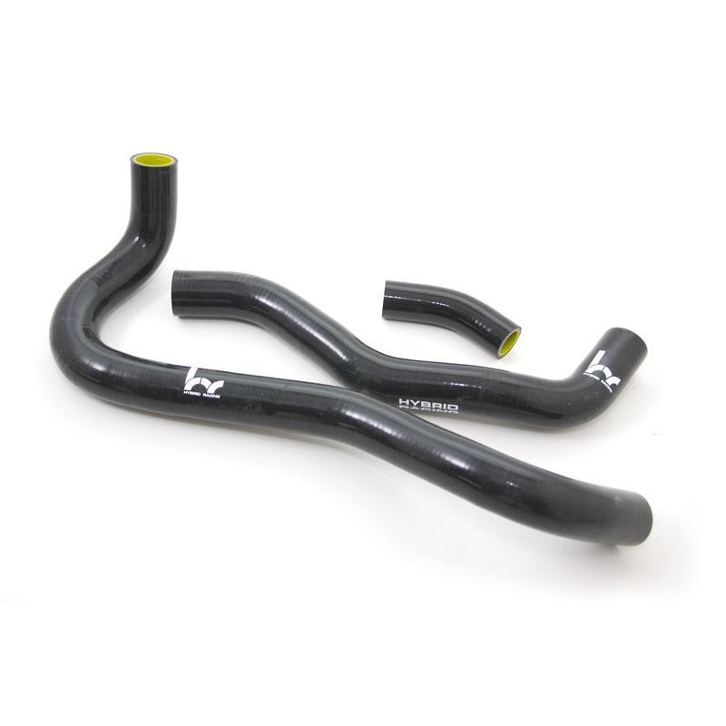Hybrid Racing Silicone Radiator Hoses (06-11 Civic Si) Black HYB-RAH-01-10