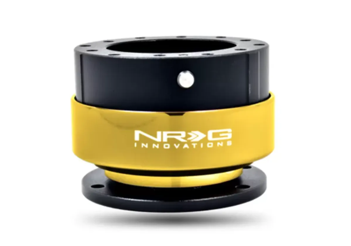 NRG Quick Release Gen 3.0 Black Body ChromeGold Ring