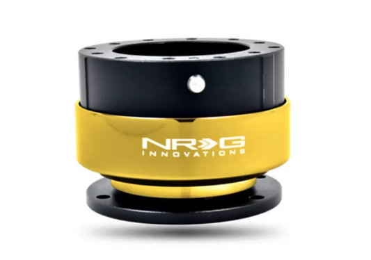 NRG Quick Release Gen 3.0 Black Body ChromeGold Ring