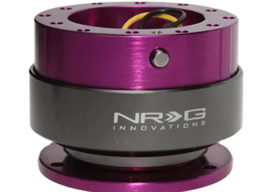 NRG Quick Release Gen 2.0 Purple Body Titanium Chrome Ring
