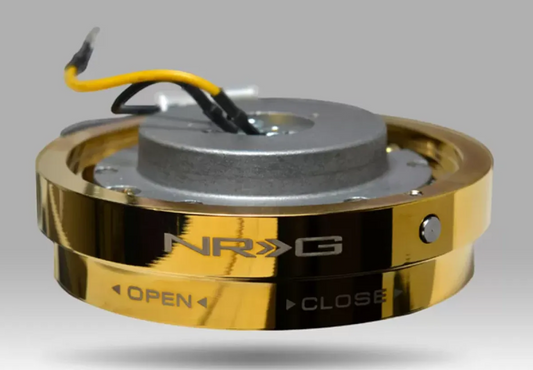 NRG Quick Release Chrome Gold Thin