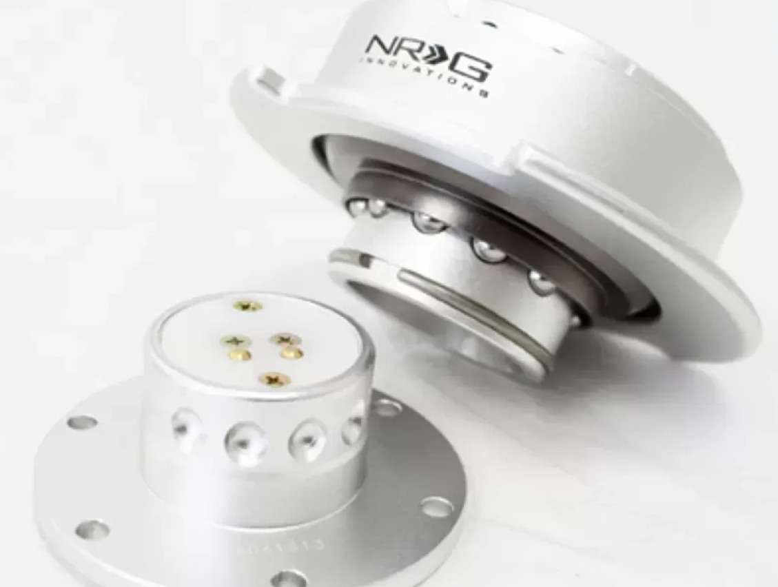 NRG Quick Release Gen 2.5 Silver Body Silver Ring