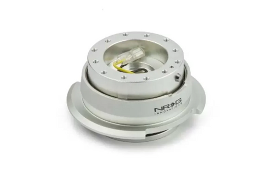 NRG Quick Release Gen 2.8 Silver Body Silver Ring