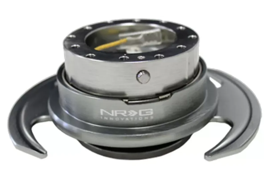 NRG Quick Release Gen 3.0 Gun Metal Body Gun Metal Ring