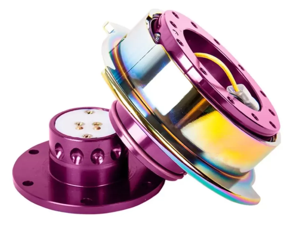 NRG Quick Release Gen 2.5 Purple Body Neo Chrome Ring