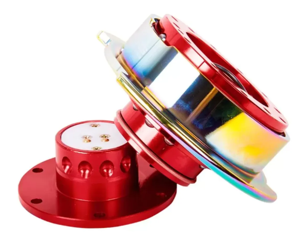 NRG Quick Release Gen 2.5 Red Body Neo Chrome Ring