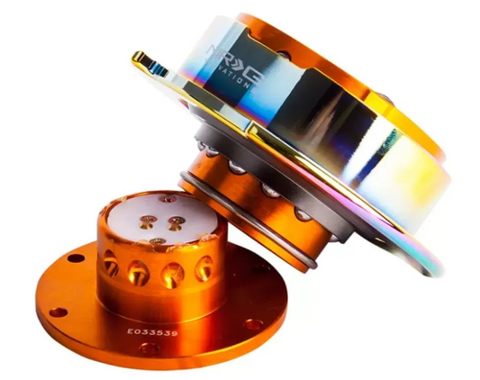 NRG Quick Release Gen 2.5 Rose Gold Body Neo Chrome Ring