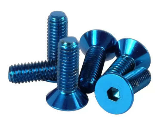 NRG Steering Wheel Screw Kit Upgrade Blue Conical