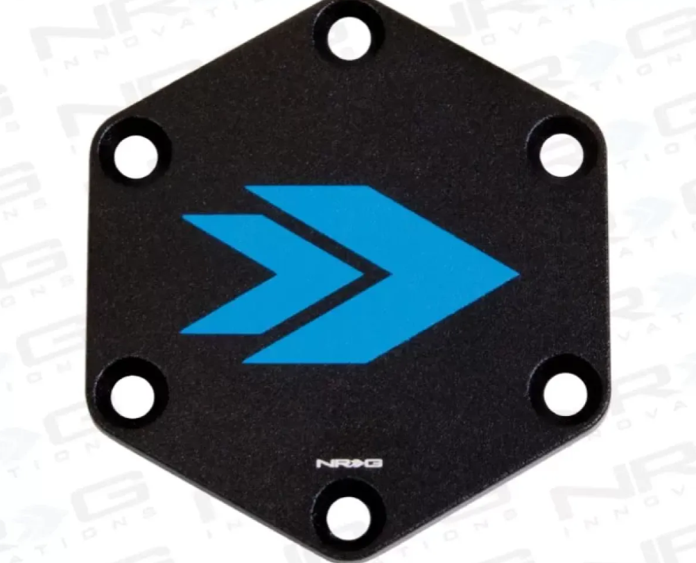 NRG Hexagonal Horn Delete Button Steering Wheel Cap NRG Logo
