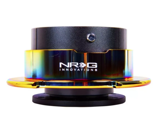 NRG Quick Release Gen 2.5 Black Body Neo Chrome Ring