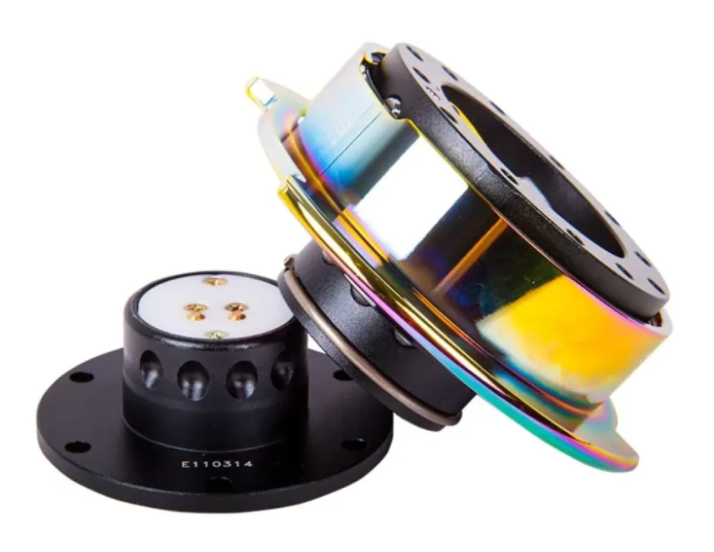 NRG Quick Release Gen 2.5 Black Body Neo Chrome Ring