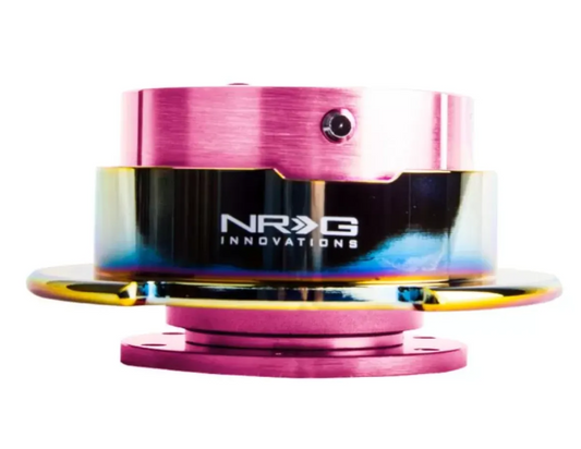 NRG Quick Release Gen 2.5 Pink Body Neo Chrome Ring
