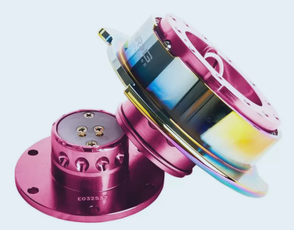 NRG Quick Release Gen 2.5 Pink Body Neo Chrome Ring