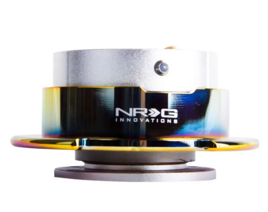 NRG Quick Release Gen 2.5 Silver Body NeoChrome Ring