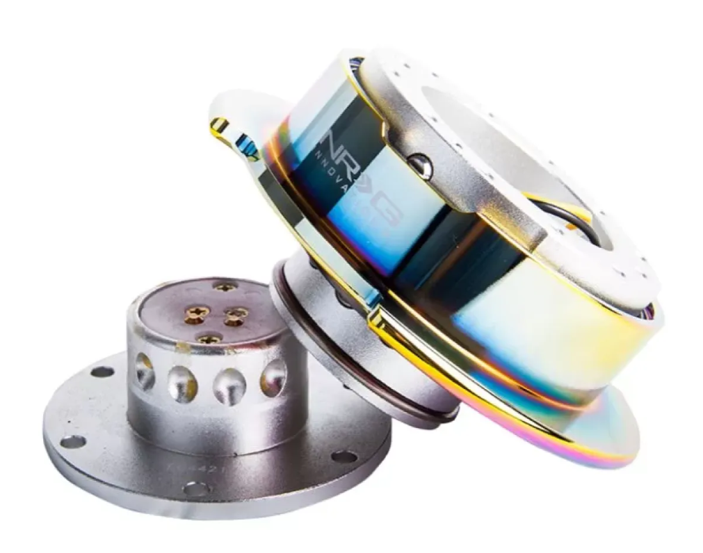 NRG Quick Release Gen 2.5 Silver Body NeoChrome Ring