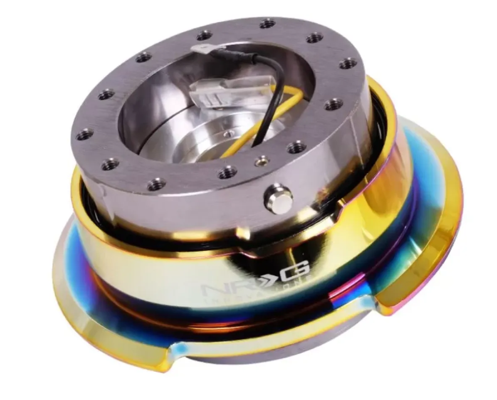 NRG Quick Release Gen 2.8 Gun Metal Body Neo Chrome Ring