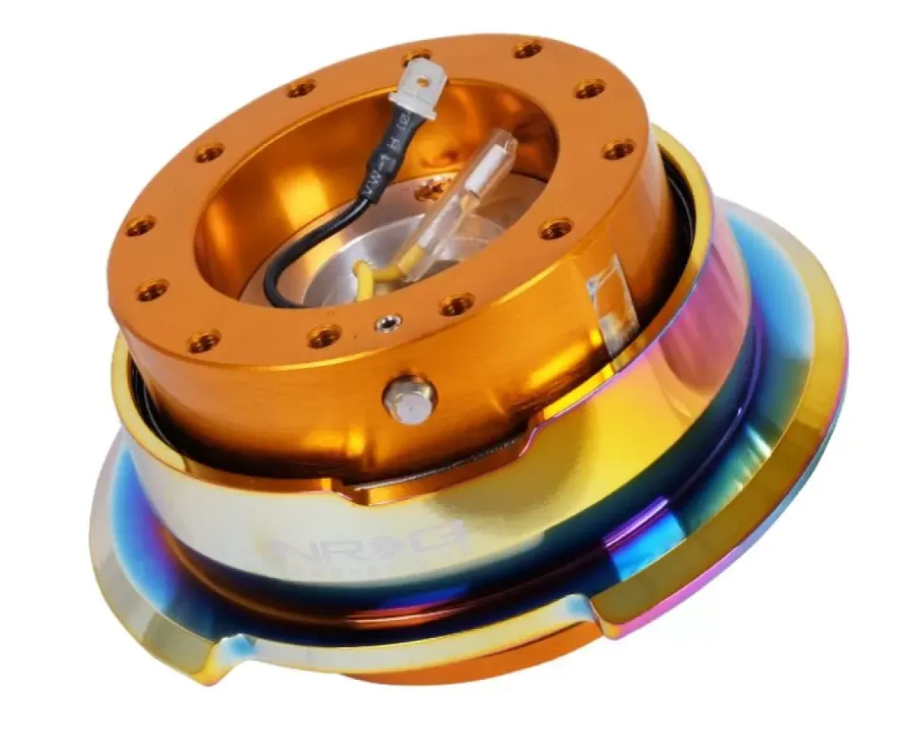 NRG Quick Release Gen 2.8 Rose Gold Body Neo Chrome Ring