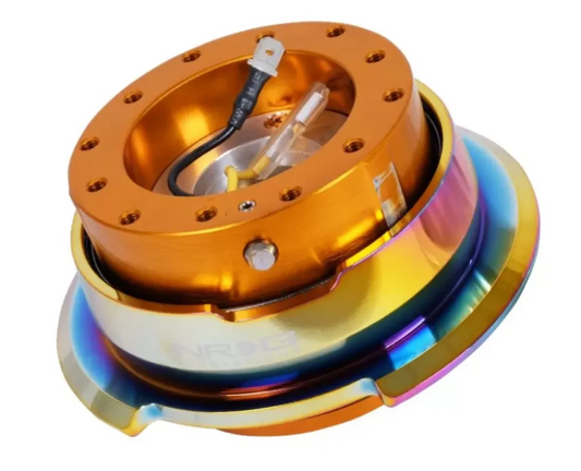NRG Quick Release Gen 2.8 Rose Gold Body Neo Chrome Ring