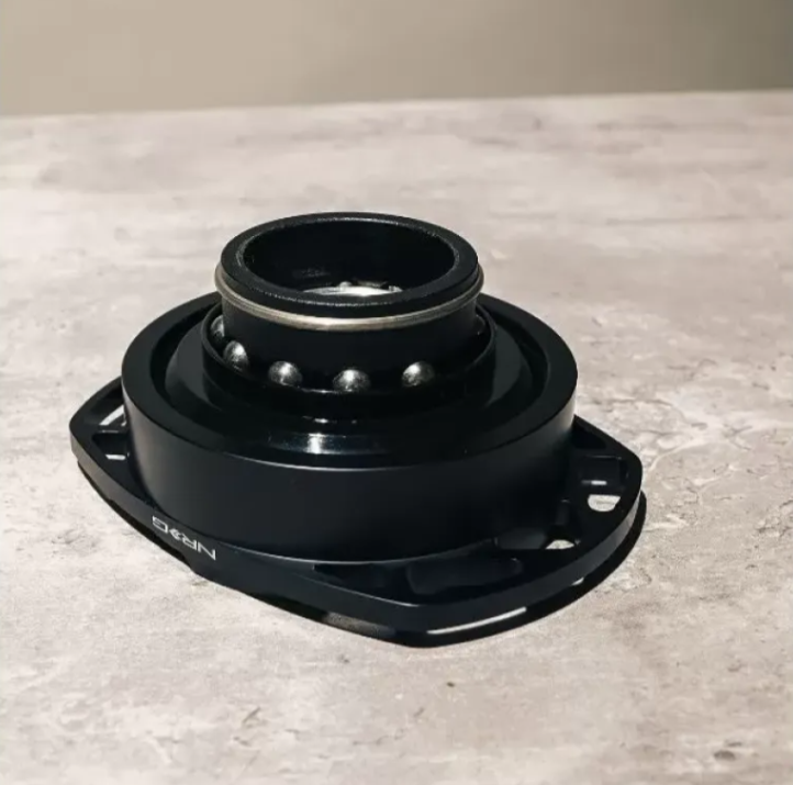 NRG Black Race Handle Quick Release