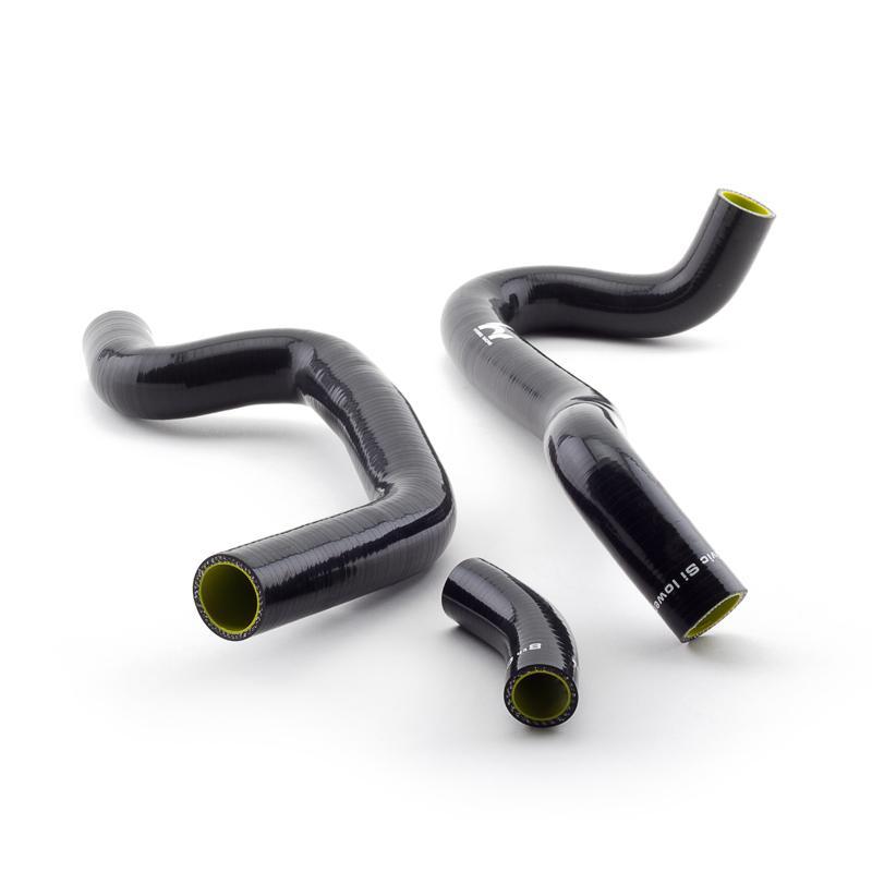 Hybrid Racing Silicone Radiator Hoses (06-11 Civic Si) Black HYB-RAH-01-10
