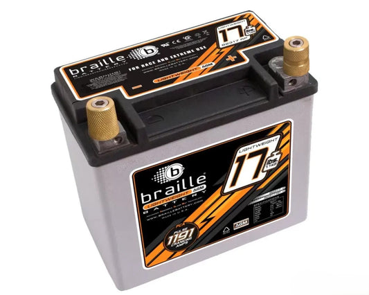 Braille Battery Lightweight Advanced AGM Racing Battery 1191 Amp Right Positive 7x4x6 Inch