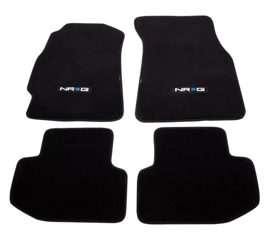 NRG Floor Mats for 1994-2001 Acura Integra 4-Piece Black