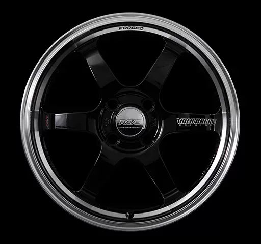 Volk Racing TE37 KCR Wheel Black/FDMC Rim