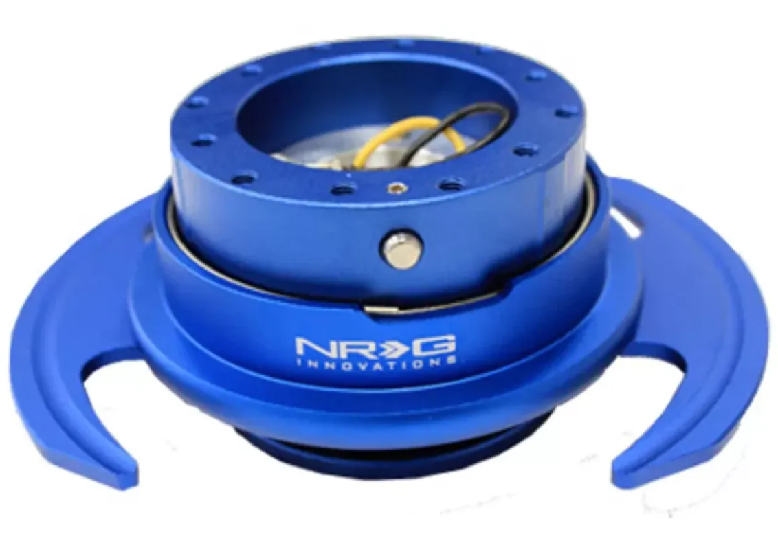 NRG Quick Release Gen 3.0 Blue Body Blue Ring with Handles