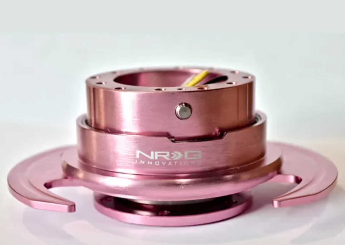 NRG Quick Release Gen 3.0 Pink Body Pink Ring with Handles