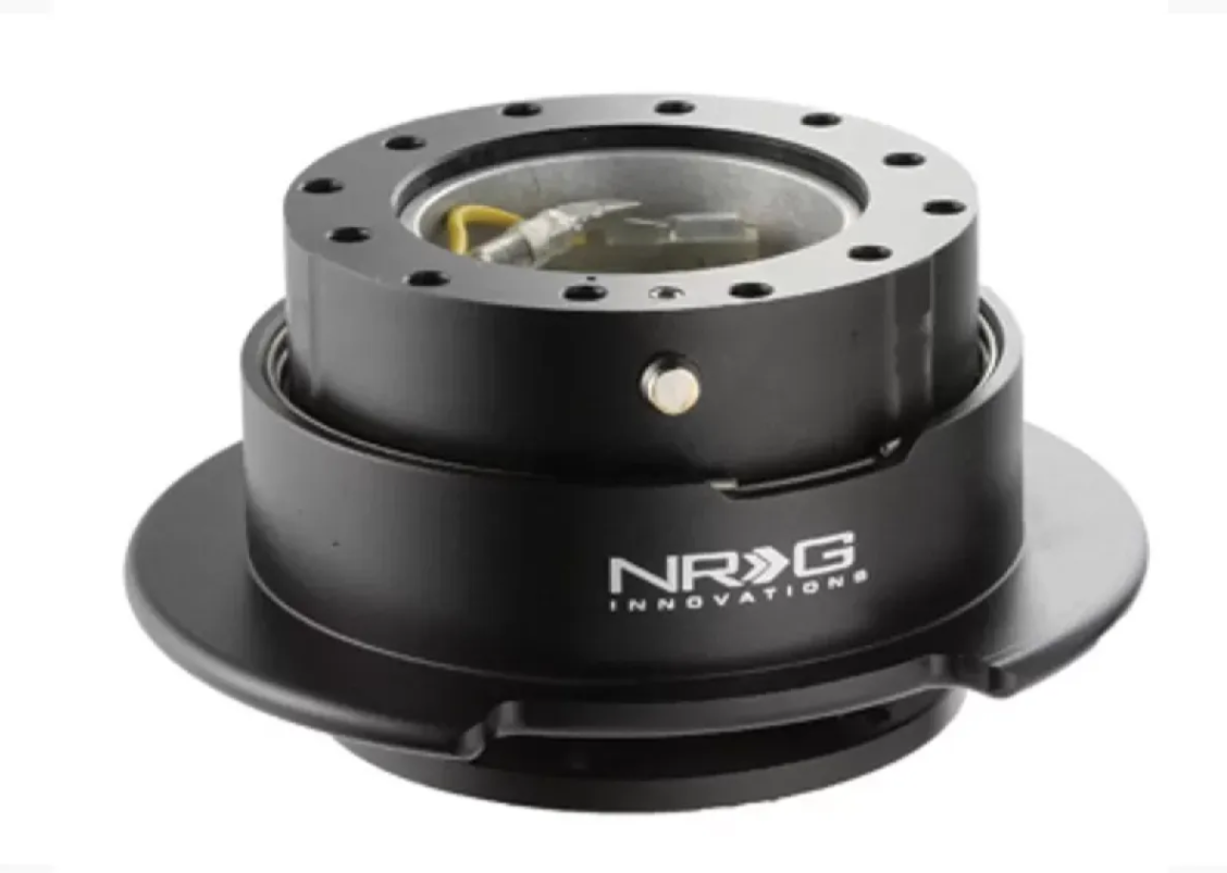 NRG Quick Release Gen 2.5 6-Hole Base Black Body Black Ring