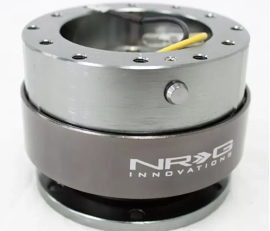 NRG Quick Release Gen 2.0 Gun Metal Body Titanium Chrome Ring