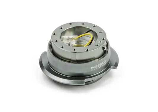 NRG Quick Release Gen 2.8 Black Body Gun Metal Ring