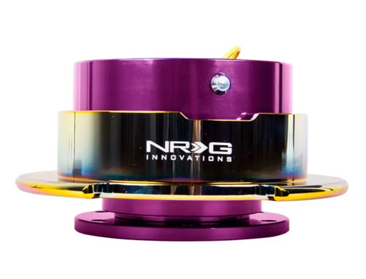 NRG Quick Release Gen 2.5 Purple Body Neo Chrome Ring