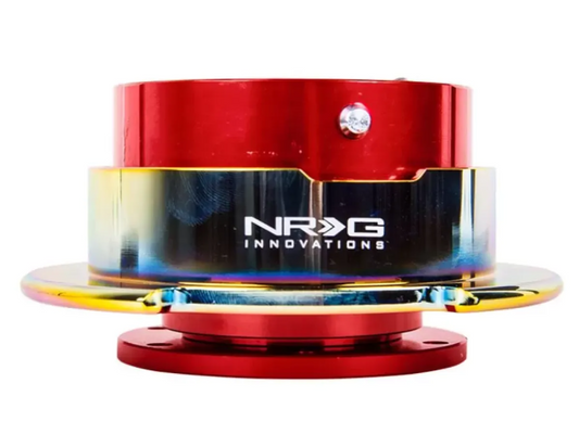 NRG Quick Release Gen 2.5 Red Body Neo Chrome Ring