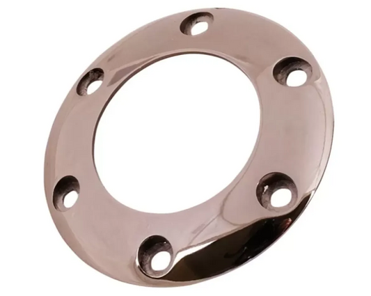 NRG Steering Wheel Horn Button Ring Black Chrome