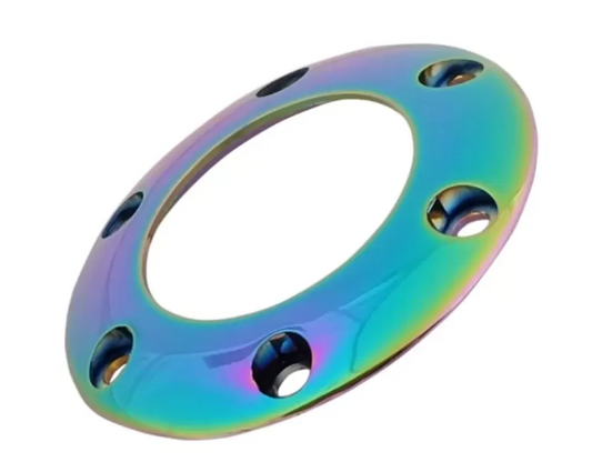 NRG Steering Wheel Horn Button Ring NeoChrome