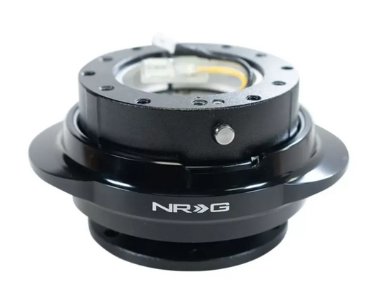 NRG Quick Release Gen 2.2 Kit Black Body Shinny Black Oval Ring