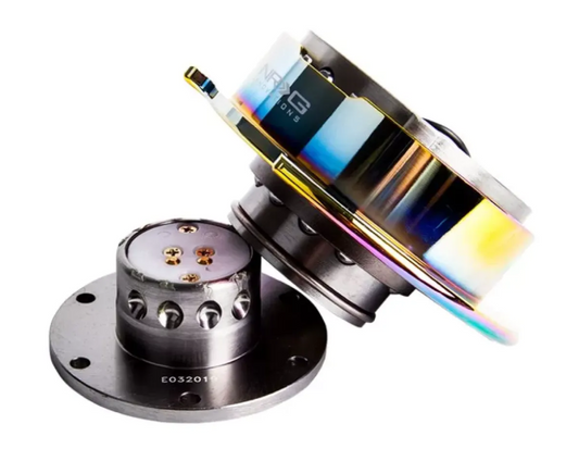NRG Quick Release Gen 2.5 Gun Metal Body Neo Chrome Ring