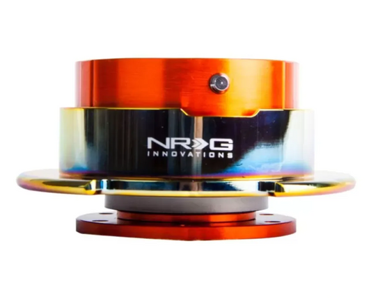 NRG Quick Release Gen 2.5 Orange Body Neo Chrome Ring