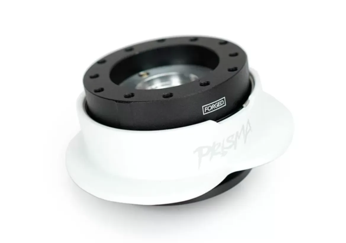NRG Black w/ White Heart Shape Quick Release