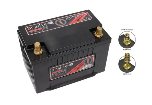 Braille Lithium Ion Intensity Lightweight Battery 1265 Amp BCI 34 Left Positive 11 x 7 x 8 Inch