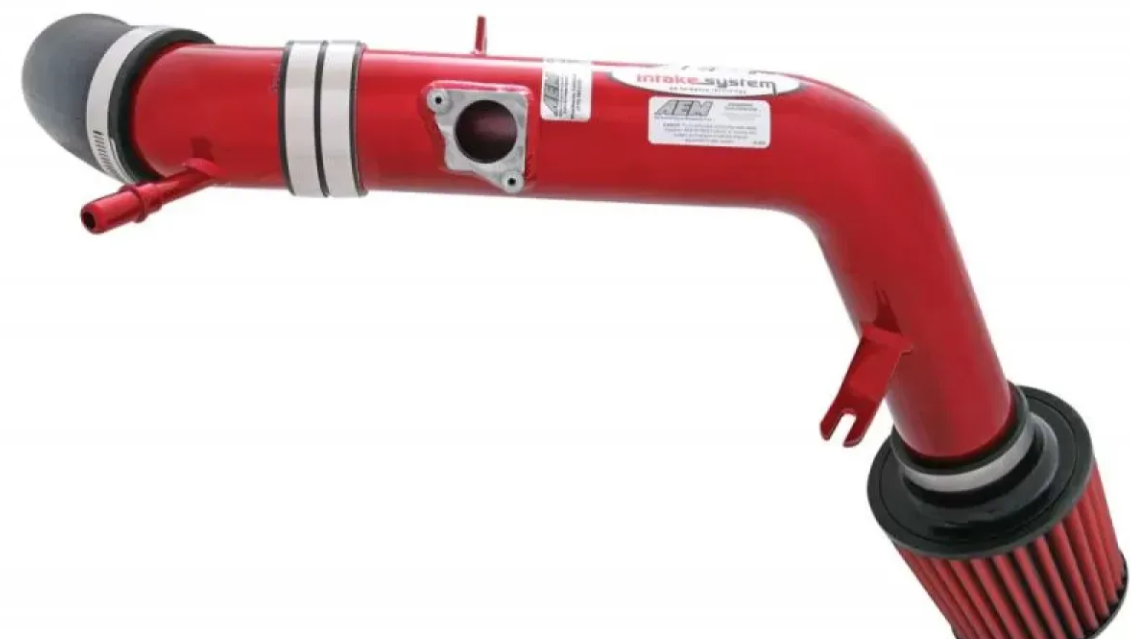 AEM Cold Air Intake System 21-641R for 2006 Mazda 6 2.3L 4-Cyl, Red Aluminum