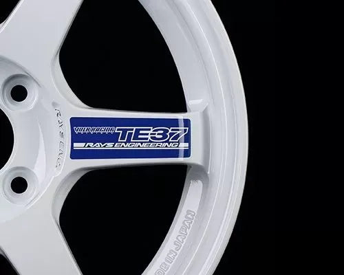 Volk Racing TE37 Gravel II Wheel 15x6 4x100 40mm Dash White