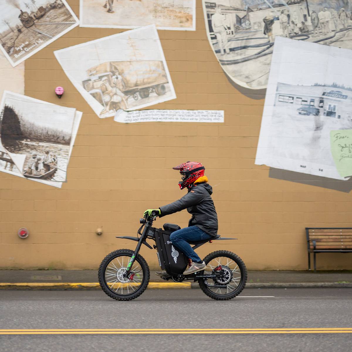 Freego USA All-Terrain Electric Dirt Bike with Pedals