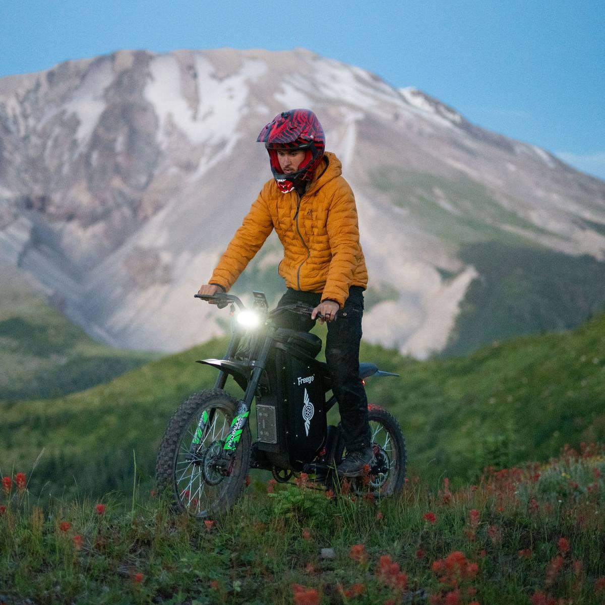 Freego USA All-Terrain Electric Dirt Bike with Pedals
