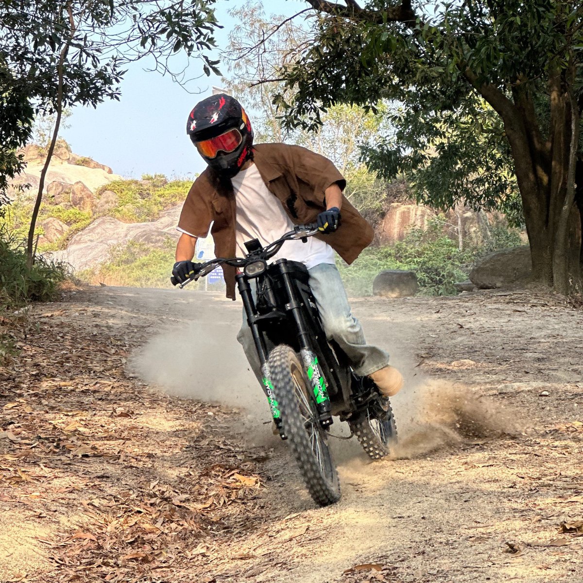 Freego USA All-Terrain Electric Dirt Bike with Pedals