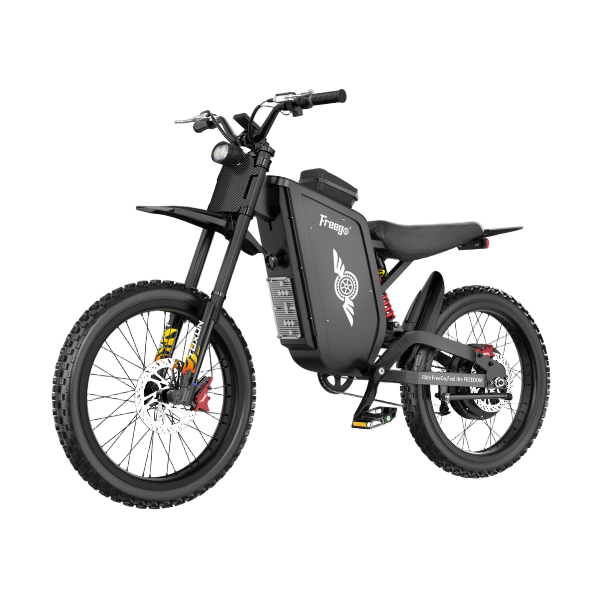 Freego USA All-Terrain Electric Dirt Bike with Pedals