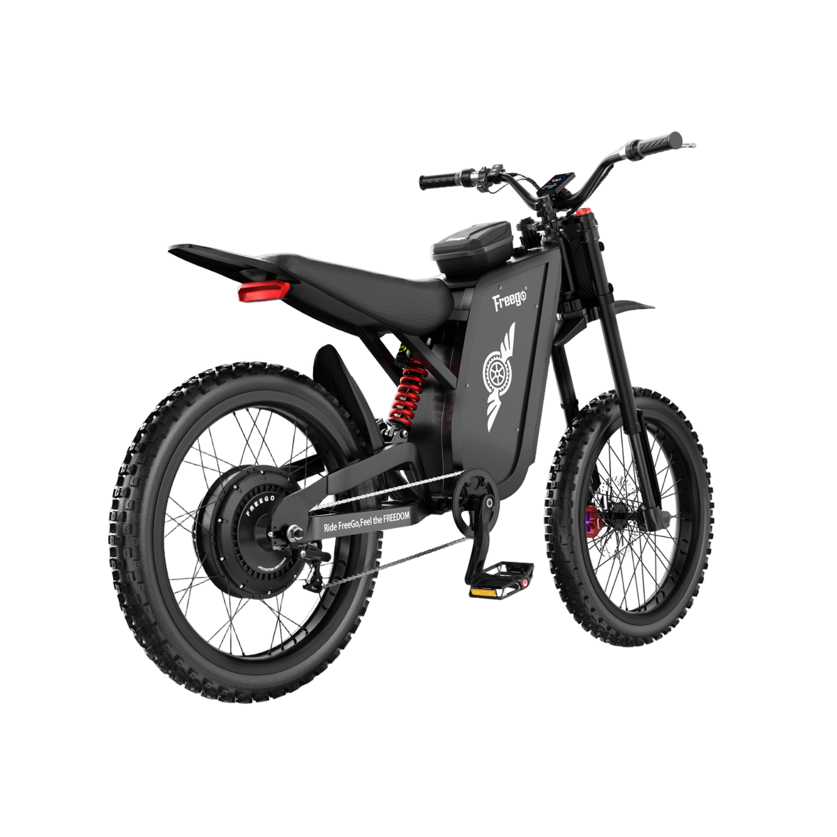 Freego USA All-Terrain Electric Dirt Bike with Pedals