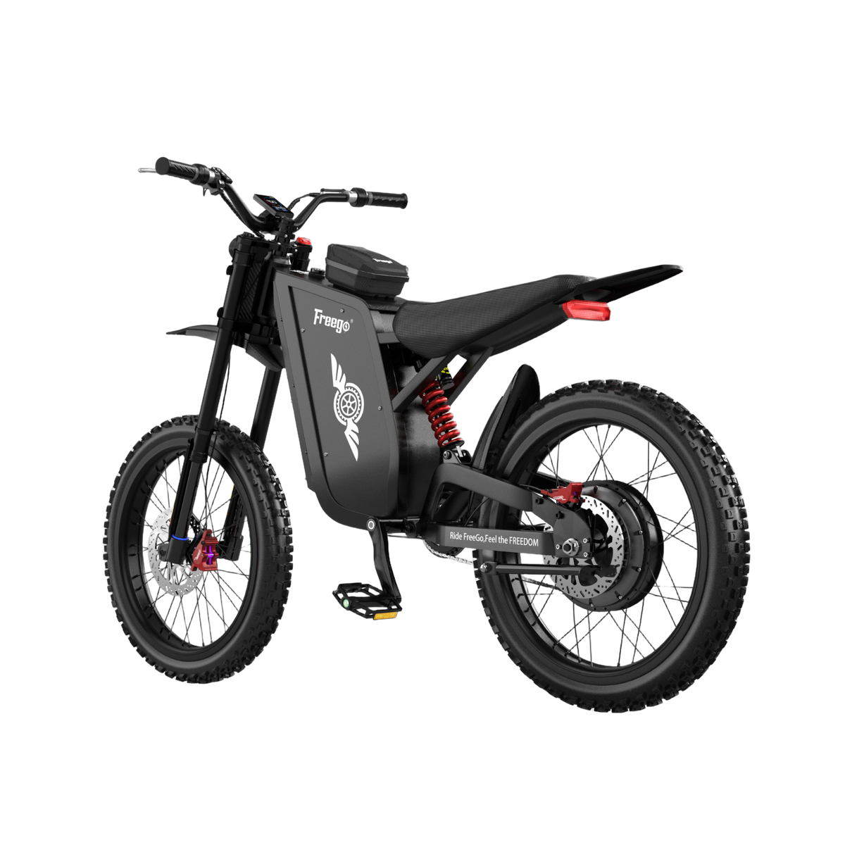 Freego USA All-Terrain Electric Dirt Bike with Pedals
