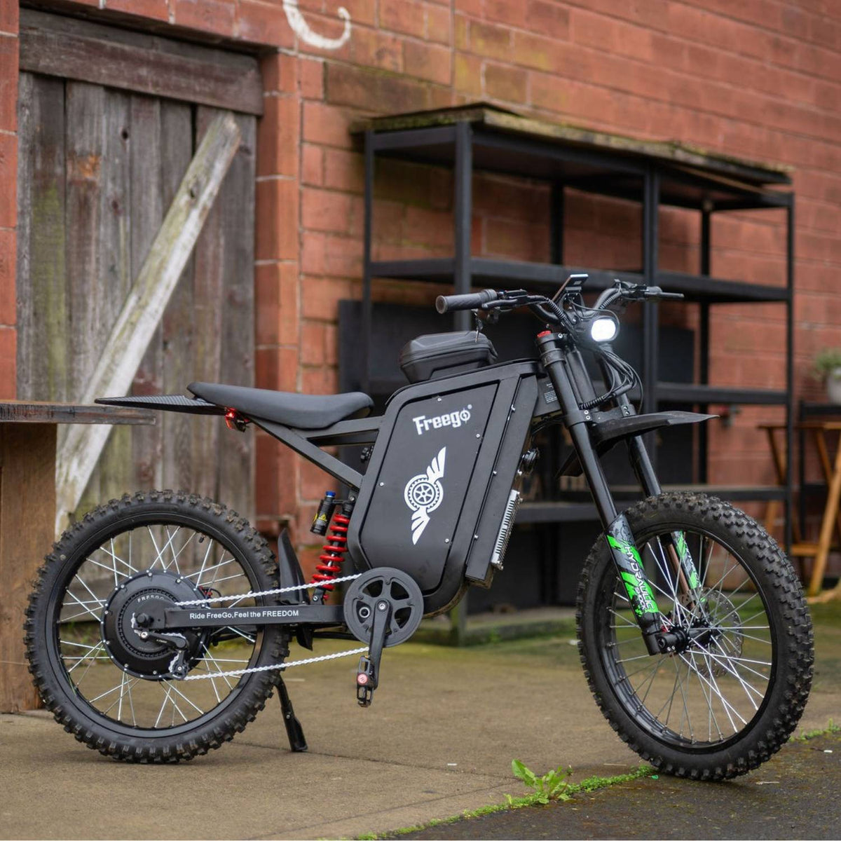 Freego USA All-Terrain Electric Dirt Bike with Pedals